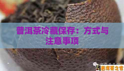 普洱茶冷藏保存：方式与注意事项