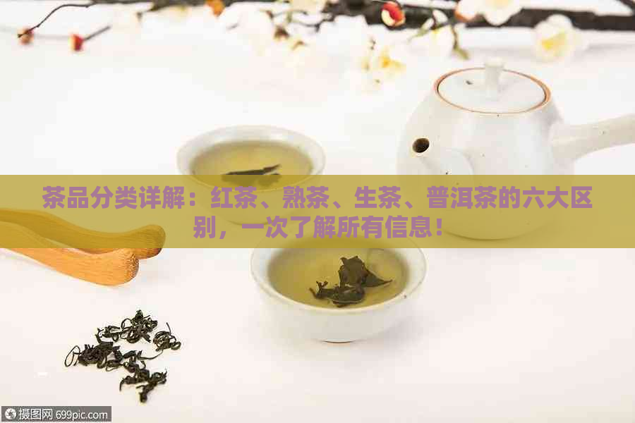 茶品分类详解：红茶、熟茶、生茶、普洱茶的六大区别，一次了解所有信息！