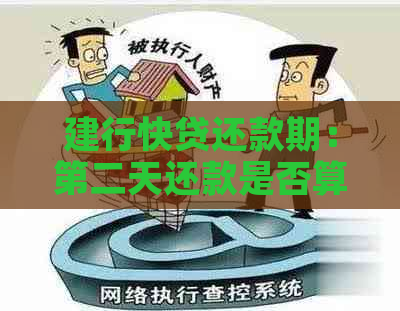 建行快贷还款期：第二天还款是否算逾期？