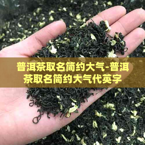 普洱茶取名简约大气-普洱茶取名简约大气代英字