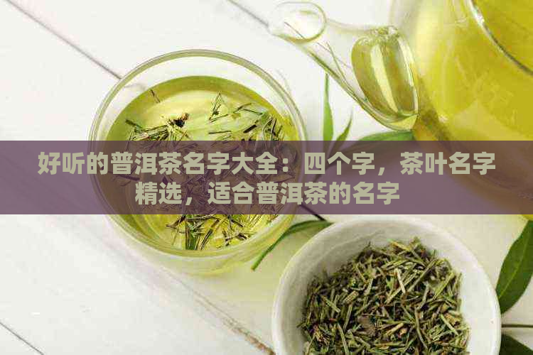 好听的普洱茶名字大全：四个字，茶叶名字精选，适合普洱茶的名字