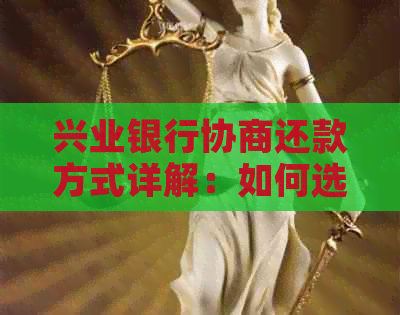 兴业银行协商还款方式详解：如何选择最适合你的还款方案