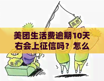 美团生活费逾期10天右会上吗？怎么办？