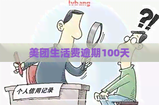 美团生活费逾期100天