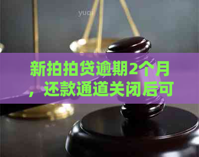 新逾期2个月，还款通道关闭后可能面临的法律诉讼与解决方案