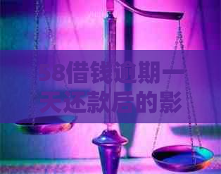 58借钱逾期一天还款后的影响和处理方式：已还清的全面解答