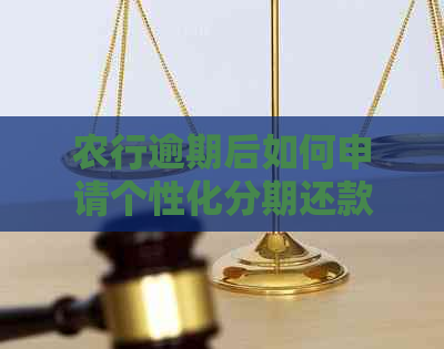 农行逾期后如何申请个性化分期还款方案？