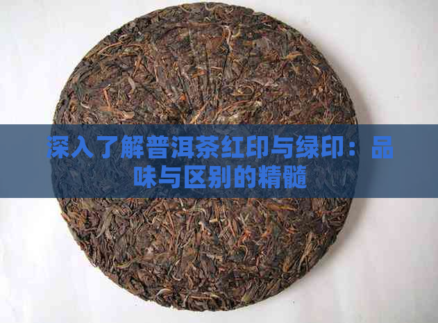 深入了解普洱茶红印与绿印：品味与区别的精髓