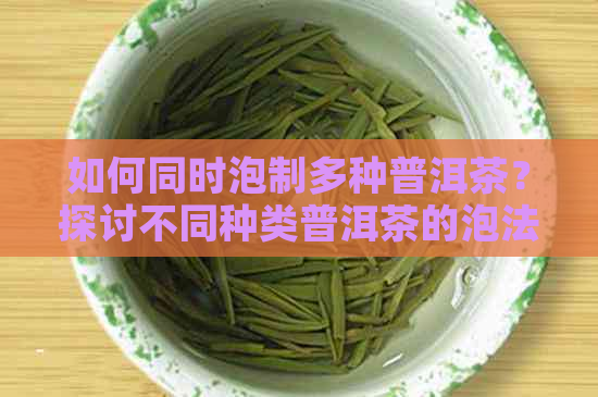 如何同时泡制多种普洱茶？探讨不同种类普洱茶的泡法和搭配建议