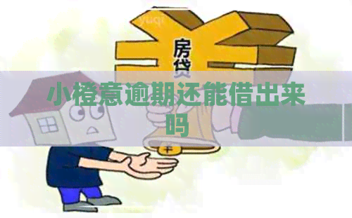 小橙意逾期还能借出来吗