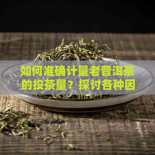 如何准确计量老普洱茶的投茶量？探讨各种因素对投茶量的影响