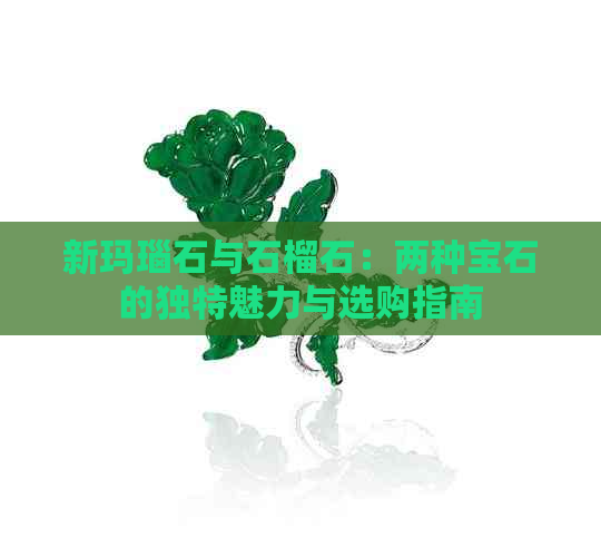 新玛瑙石与石榴石：两种宝石的独特魅力与选购指南