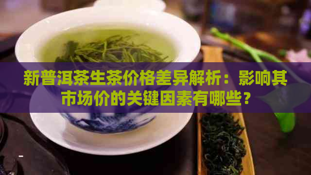 新普洱茶生茶价格差异解析：影响其市场价的关键因素有哪些？