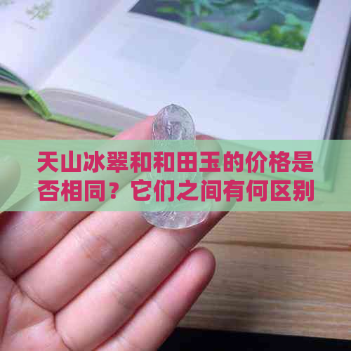 天山冰翠和和田玉的价格是否相同？它们之间有何区别？