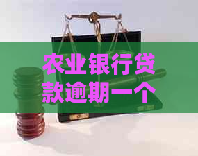 农业银行贷款逾期一个月还款后，是否还有资格再次贷款以及相关影响解答