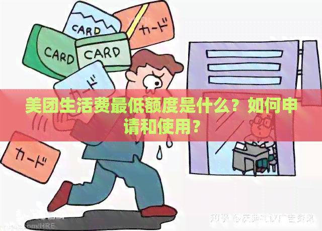 美团生活费更低额度是什么？如何申请和使用？