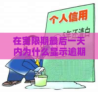 在宽限期最后一天内为什么显示逾期呢