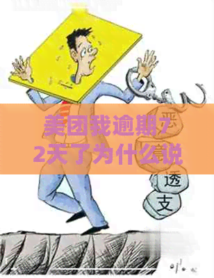 美团我逾期72天了为什么说不能期方案