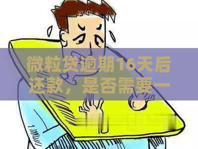 微立贷逾期16天后还款，是否需要一次性还清？