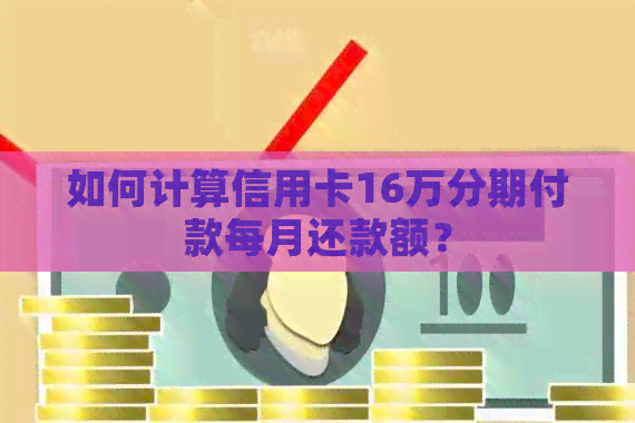 如何计算信用卡16万分期付款每月还款额？