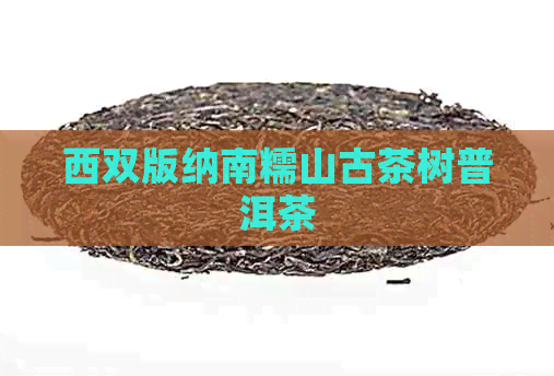 西双版纳南糯山古茶树普洱茶