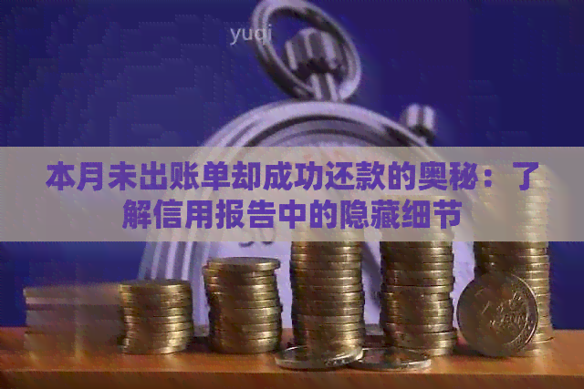 本月未出账单却成功还款的奥秘：了解信用报告中的隐藏细节