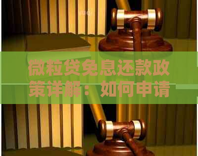 微立贷免息还款政策详解：如何申请以及相关条件