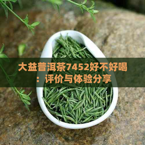 大益普洱茶7452好不好喝：评价与体验分享