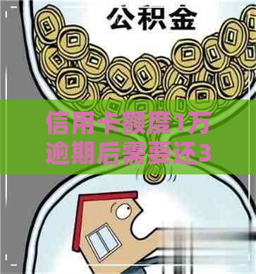 信用卡额度1万逾期后需要还3万多