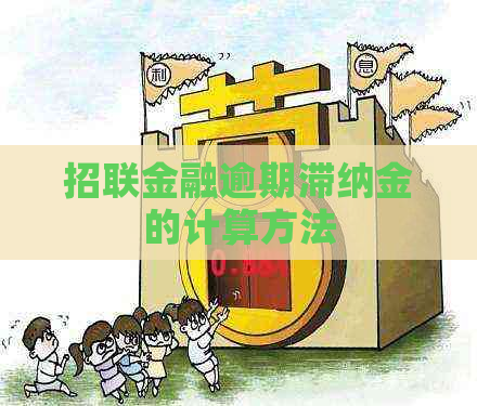 招联金融逾期滞纳金的计算方法