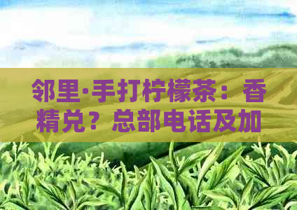 邻里·手打柠檬茶：香精兑？总部电话及加盟费是多少？