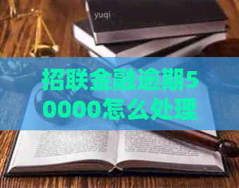 招联金融逾期50000怎么处理