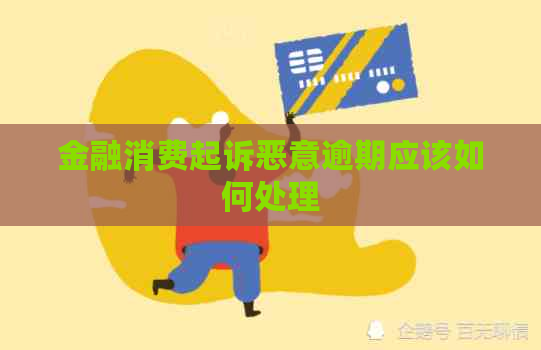 金融消费起诉恶意逾期应该如何处理