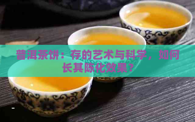 普洱茶饼：存的艺术与科学，如何长其陈化效果？