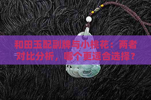 和田玉配副牌与小桃花：两者对比分析，哪个更适合选择？