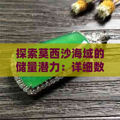 探索莫西沙海域的储量潜力：详细数据与分析