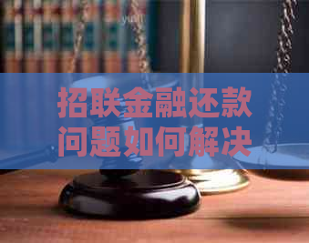 招联金融还款问题如何解决