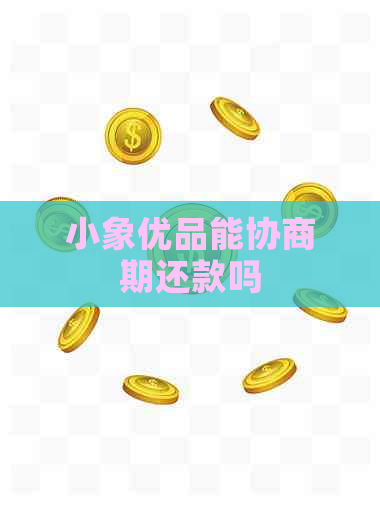 小象有品能协商期还款吗