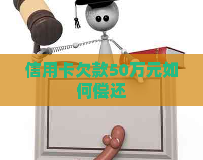 信用卡欠款50万元如何偿还