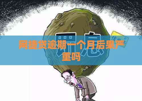 网捷贷逾期一个月后果严重吗