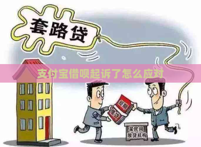 支付宝借呗起诉了怎么应对