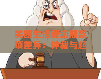 美团生活费逾期款项差异：仲裁与起诉金额不同的原因分析