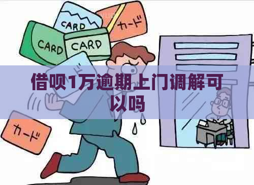 借呗1万逾期上门调解可以吗