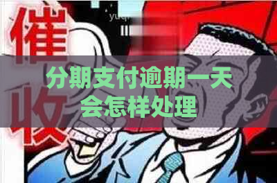 分期支付逾期一天会怎样处理