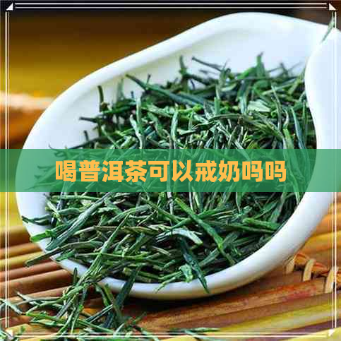 喝普洱茶可以戒奶吗吗