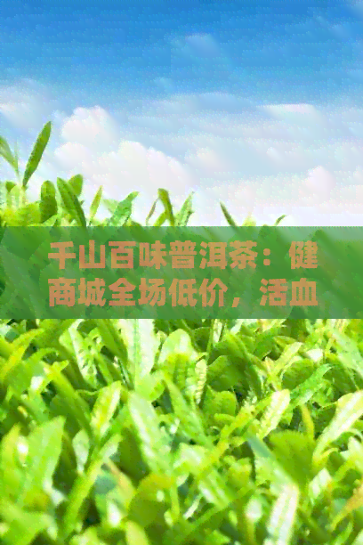 千山百味普洱茶：健商城全场低价，活血止痛药房首选