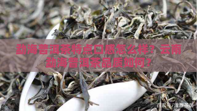 勐海普洱茶特点口感怎么样？云南勐海普洱茶品质如何？