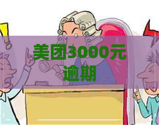 美团3000元逾期