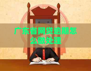 广东省网贷逾期怎么做处理