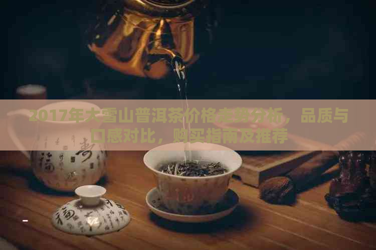 2017年大雪山普洱茶价格走势分析，品质与口感对比，购买指南及推荐